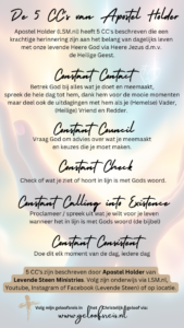 Afbeelding van de 5 CC's